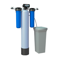 Готовые решения умягчительных систем для очистки жесткой воды из скважины.